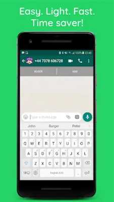 Instant Click To Chat android App screenshot 3